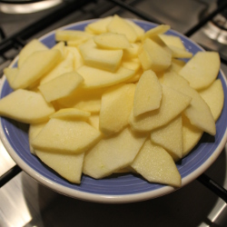 chopped apple